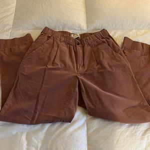 Madewell Curvy Pleated Trousers